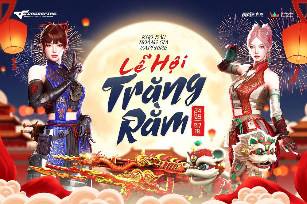 Cộng đồng Crossfire đón trung thu với Kho Báu Hoàng Gia Sapphire Lễ Hội Trăng Rằm 1 gamen.pro cf trung thu 2025 1