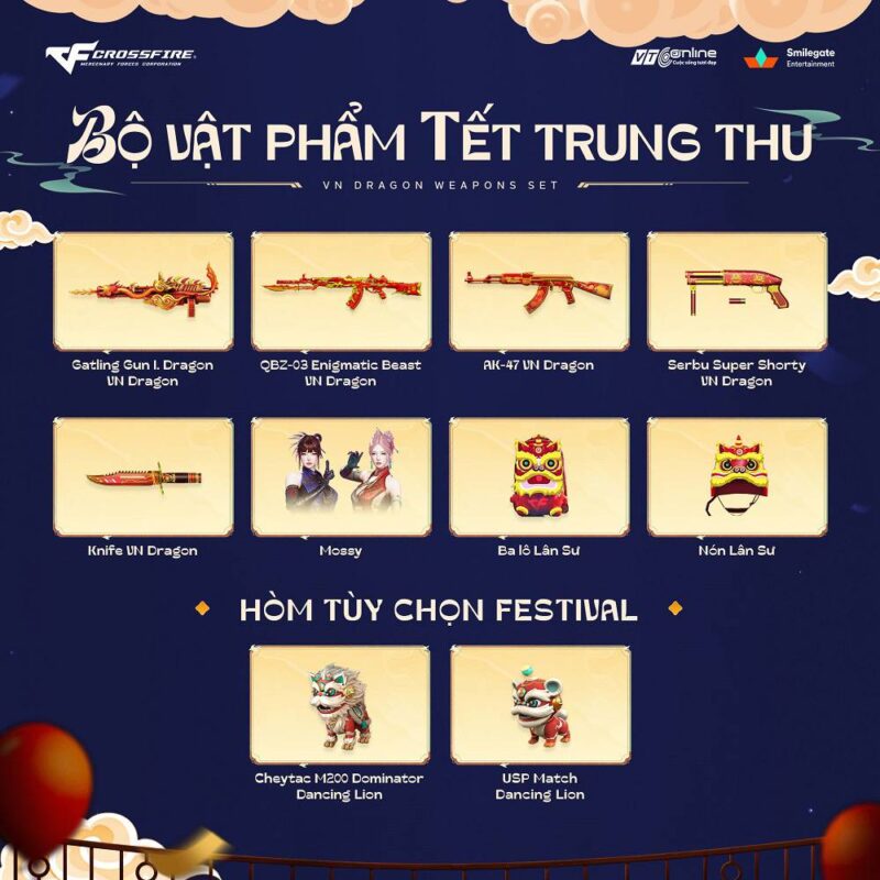 Cộng đồng Crossfire đón trung thu với Kho Báu Hoàng Gia Sapphire Lễ Hội Trăng Rằm 2 gamen.pro cf trung thu 2025 2