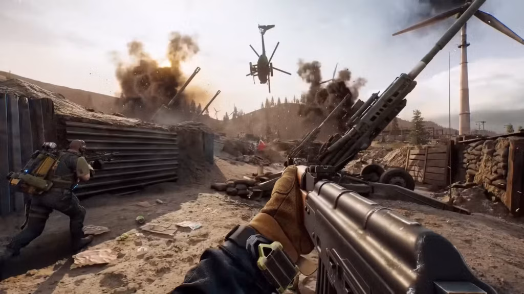 gamen.pro delta force pc technical test new warfare map trench lines reveal trailer