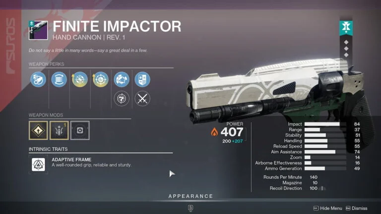 gamen.pro destiny 2 finite impactor roll 768x432 1