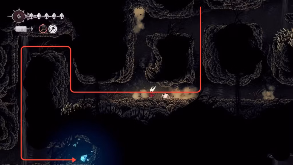 gamen.pro first plasmium location route in silksong