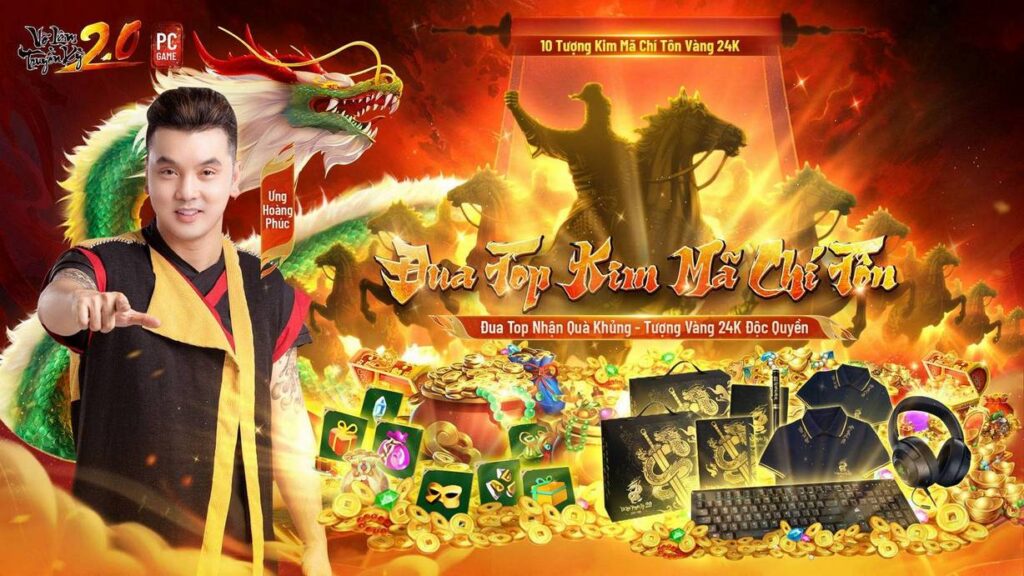 Võ Lâm Truyền Kỳ 2.0 PC: Đua top Kim Mã Chí Tôn giành tượng vàng danh giá 3 gamen.pro kim ma chi ton vltk20 3
