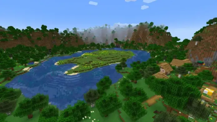 gamen.pro minecraft forest seeds flower forest village