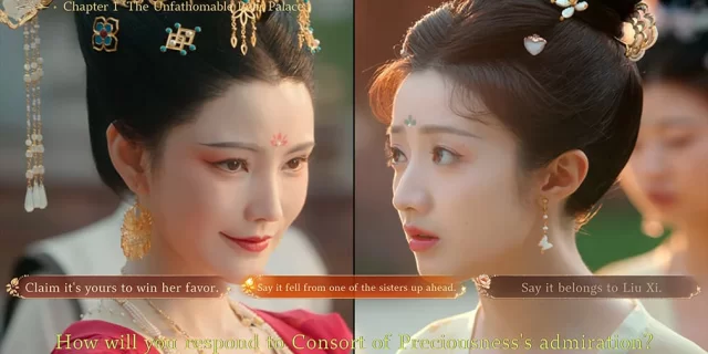 Road to Empress đưa bạn vào tranh đấu chốn hậu cung nhà Đường 4 gamen.pro road to empress android ios steam dialoouge options for responding to the consort of preciousness 1 jpg 640