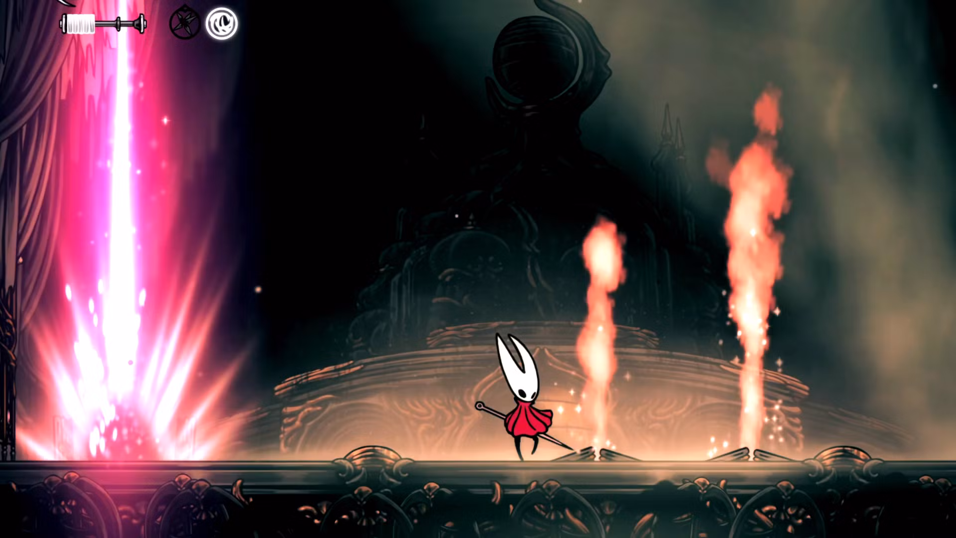 gamen.pro silksong beat trobbio boss guide moves attacks fireworks walls
