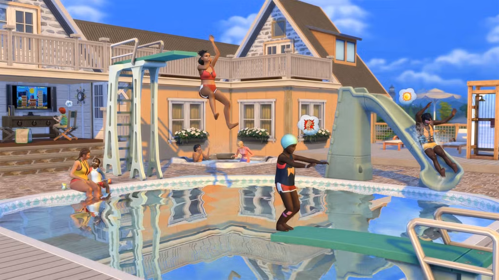 The Sims 4 hé lộ gameplay ở bản mở rộng Adventure Awaits 1 gamen.pro the sims 4 adventure awaits swimming