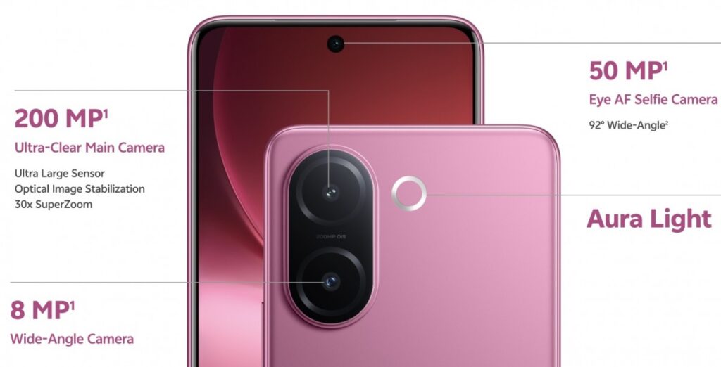 vivo V60e sắp ra mắt: Camera 200MP, pin 6.500 mAh và giá dưới 12 triệu đồng 1 gamen.pro vivo V60e 30092025 1