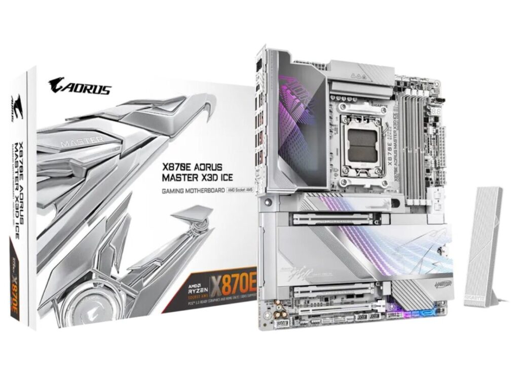 gamen.pro X870E AORUS MASTER X3D ICE 2 videocardz