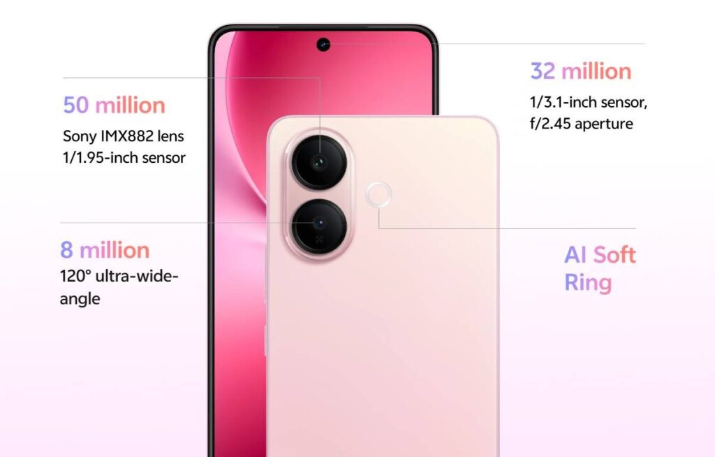 vivo V60 Lite 5G ra mắt: Chipset mạnh hơn, màn hình 6,77 inch hỗ trợ HDR10+ 3 vivo V60 Lite 5G 4