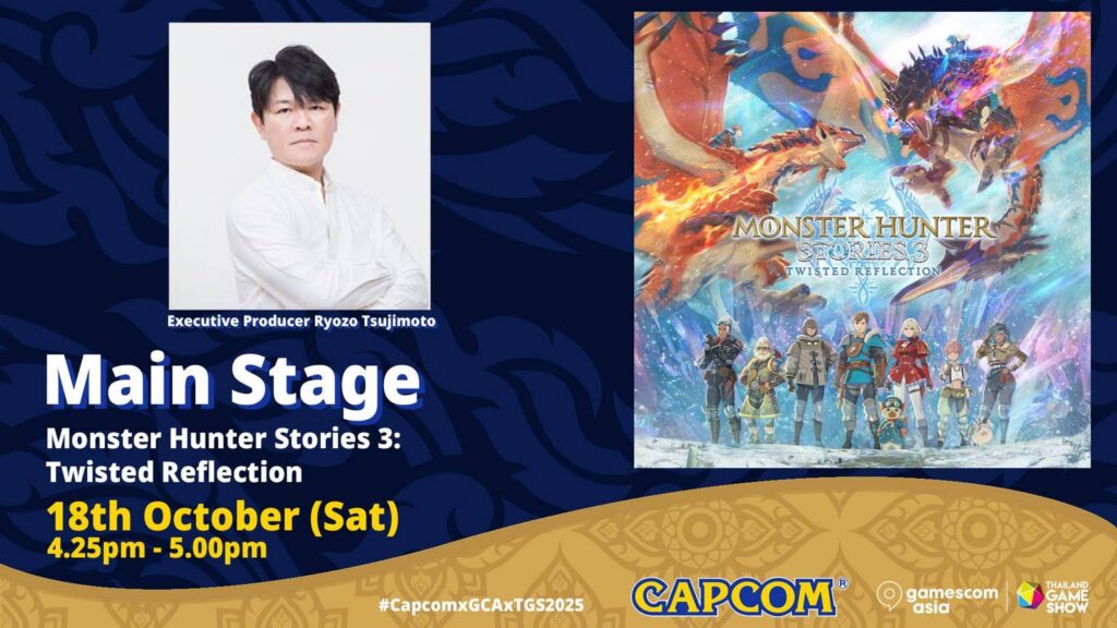 Capcom công bố loạt hoạt động đặc biệt tại gamescom asia x Thailand Game Show 2025 2 3. GCAxTGS 2025 16x9 Stage MHS3