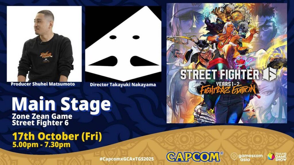 Capcom công bố loạt hoạt động đặc biệt tại gamescom asia x Thailand Game Show 2025 4 5. GCAxTGS 2025 16x9 Stage ZZG