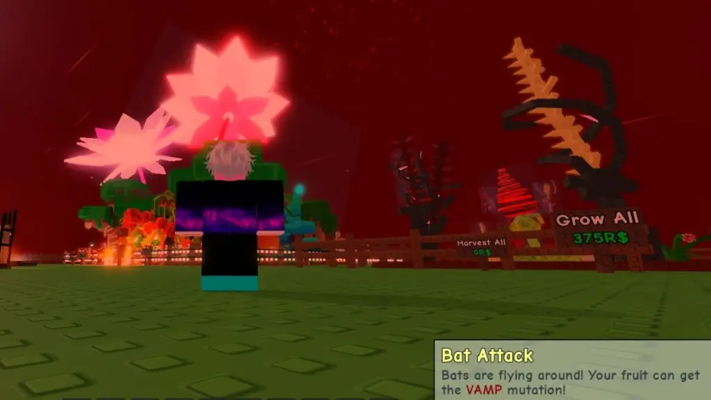 Grow a Garden: Cách nhận đột biến Vamp (Vamp Mutation) trong sự kiện Halloween 2025 1 gamen.pro Grow a Garden Bat Attack Event