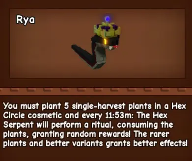 Grow a Garden: Cách nhận đột biến Vamp (Vamp Mutation) trong sự kiện Halloween 2025 2 gamen.pro Hex Serpent