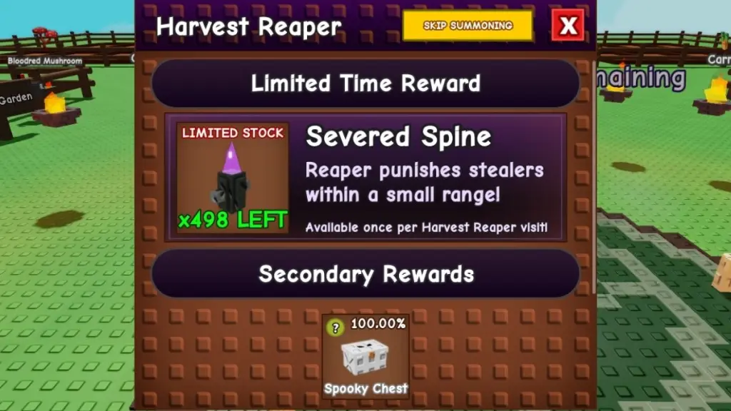 gamen.pro Spooky Chest Harvest Reaper Rewards 1