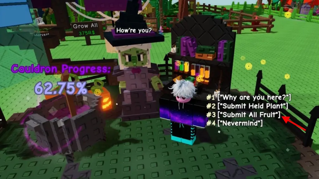 gamen.pro Witchs Cauldron Grow a Garden