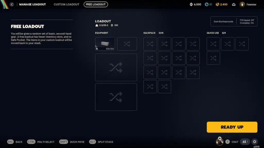 gamen.pro arc raiders loadout select