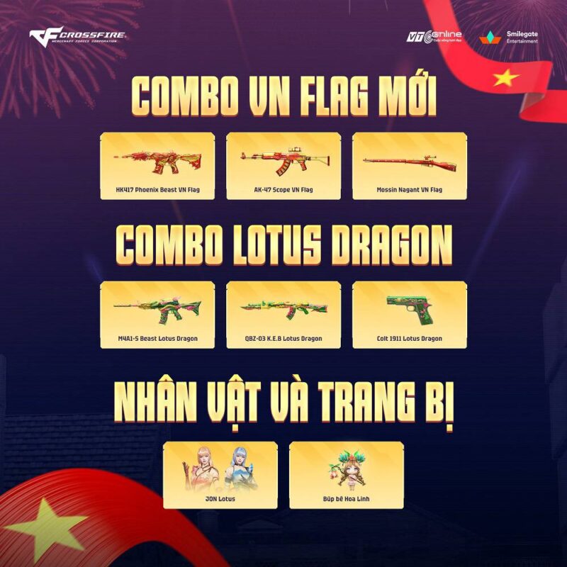 Crossfire mừng giải phóng thủ đô với Kho Báu Hoàng Gia mới và Shop eSports đặc biệt 2 gamen.pro cf giai phong thu do 09102025 2
