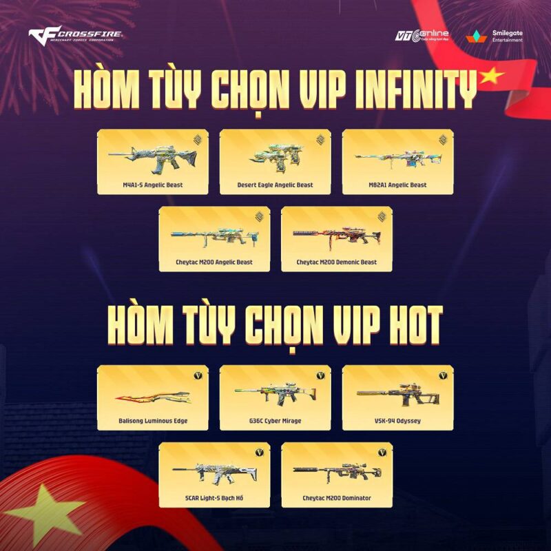 Crossfire mừng giải phóng thủ đô với Kho Báu Hoàng Gia mới và Shop eSports đặc biệt 3 gamen.pro cf giai phong thu do 09102025 3