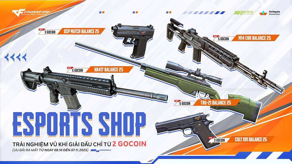 Crossfire mừng giải phóng thủ đô với Kho Báu Hoàng Gia mới và Shop eSports đặc biệt 4 gamen.pro cf giai phong thu do 09102025 4