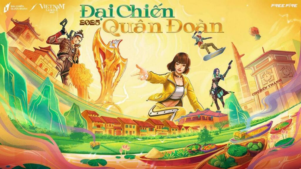 Đại Chiến Quân Đoàn x Việt Nam League: Sự trở lại hoành tráng và bước tiến mới của Free Fire 1 gamen.pro dai chien quan doan 17102025 1