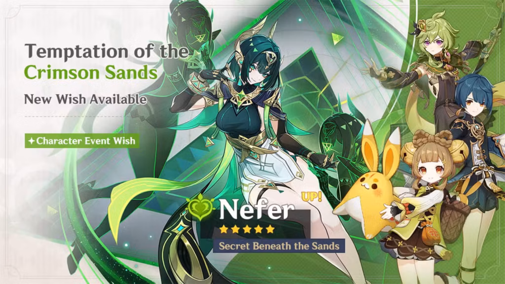 gamen.pro genshin impact 6 1 luna ii release date time update maintenance ends countdown nefer banner nefer banner