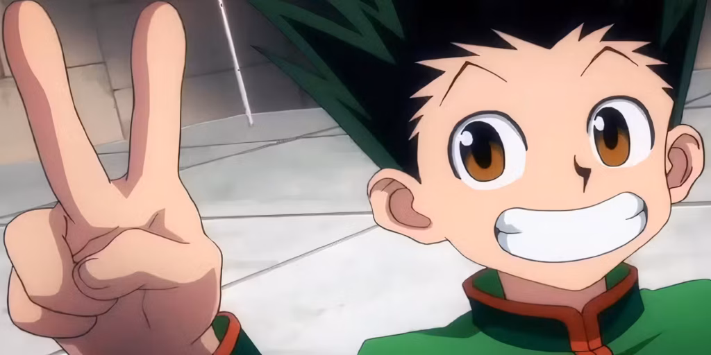 Hunter x Hunter sắp trở lại trong năm nay 1 gamen.pro gon showing a v sign in hunter x hunter