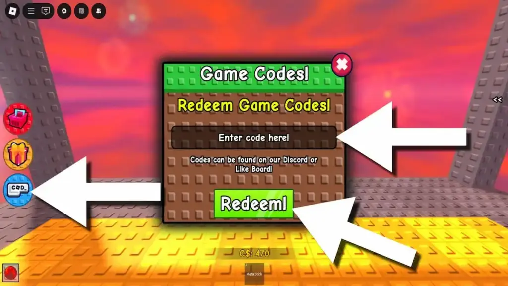 gamen.pro how to redeem stick battles codes