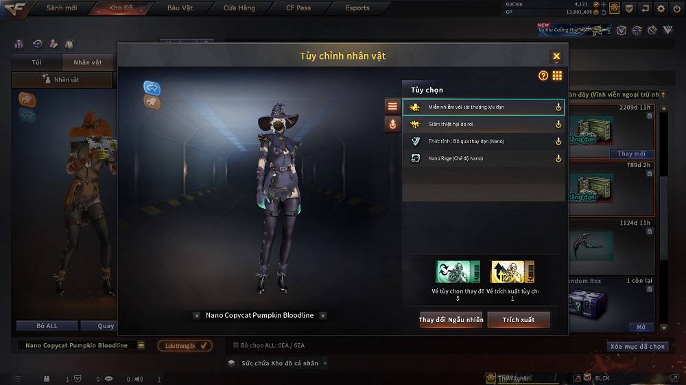 Kho Báu Hoàng Gia Sapphire Pumpkin Bloodline đậm chất ma mị từ Crossfire 5 gamen.pro kho bau hoang gia 23102025 5