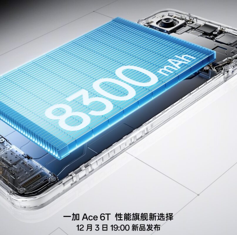 gamen.pro 1 oneplus ace 6t battery more specs