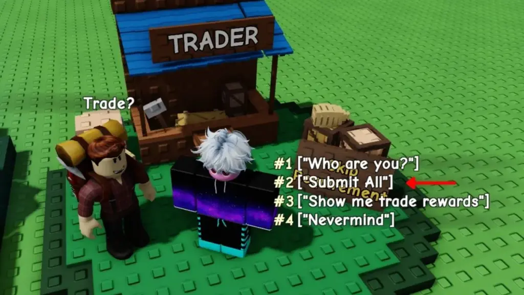 gamen.pro Interact with Trader Troy to Get all rewards