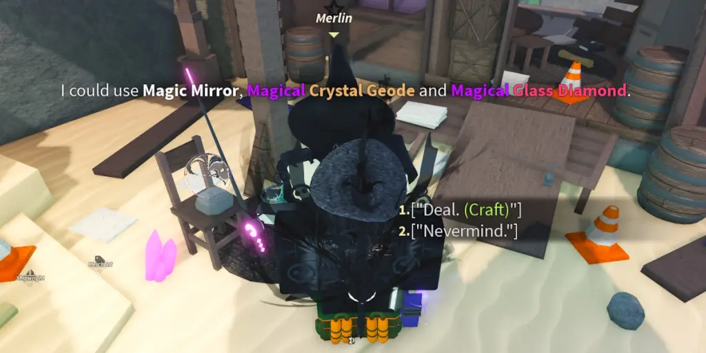 gamen.pro Items needed for Mystic Mirror Fisch