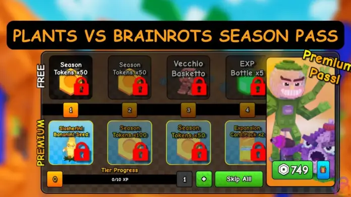 gamen.pro Plants vs Brainrots season pass 1