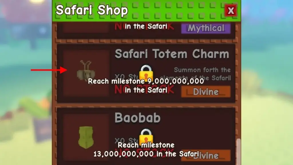 gamen.pro Safari totem charm in GAG