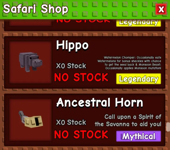 gamen.pro ancestral horn stock