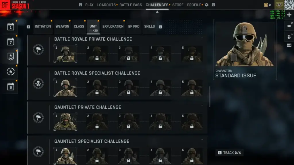 gamen.pro battlefield redsec challenges unit