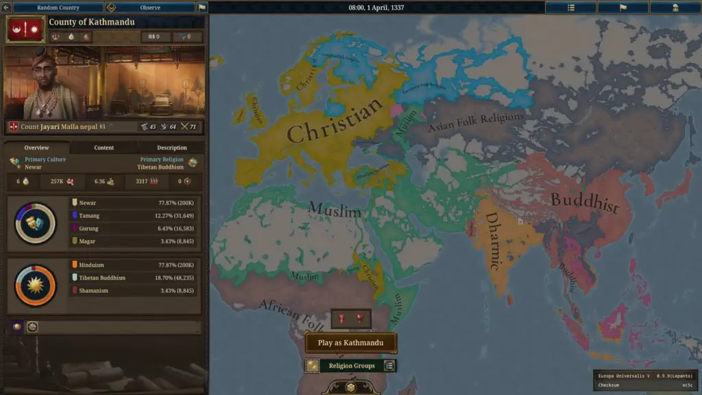 gamen.pro europa universalis 5 review 12 religions