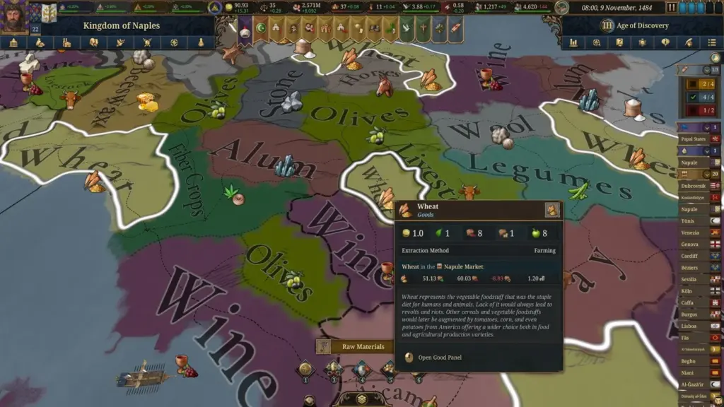 gamen.pro europa universalis 5 review 13 food