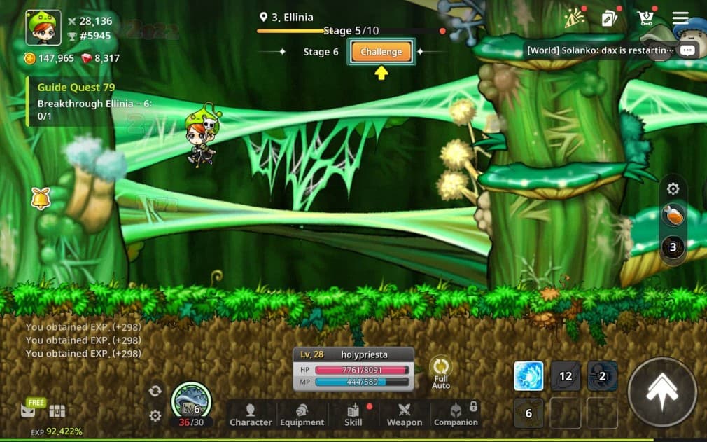 gamen.pro maplestory idle rpg battle