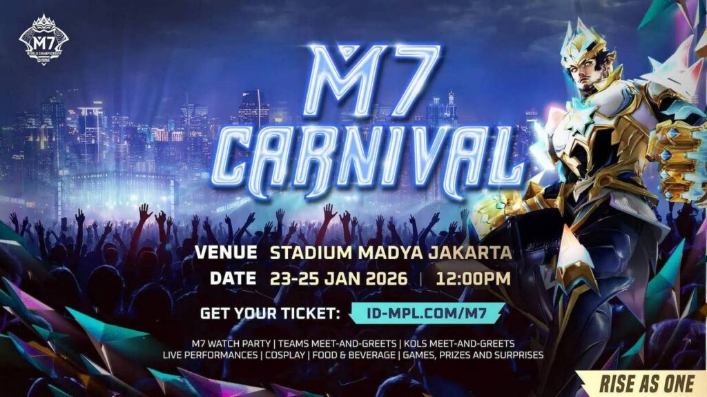 Mobile Legends: Bang Bang công bố M7 Pass và chuỗi sự kiện Carnival 2 gamen.pro M7 Carnival Jakarta 2026