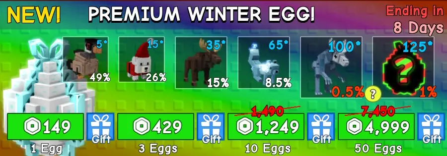 gamen.pro Premium Winter Egg Grow a Garden