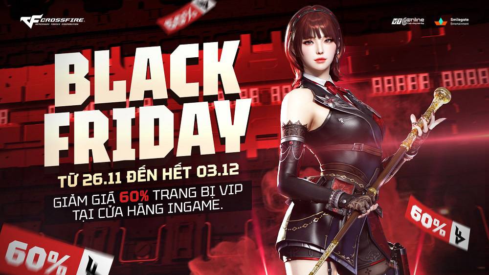 Crossfire nối tiếp truyền thống với ưu đãi giảm giá 60% nhân dịp Black Friday 1 gamen.pro crossfire 27112025 1