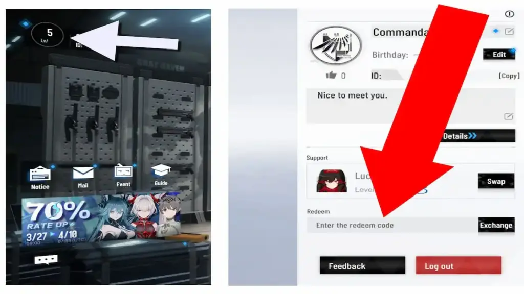 gamen.pro how to redeem punishing gray raven codes