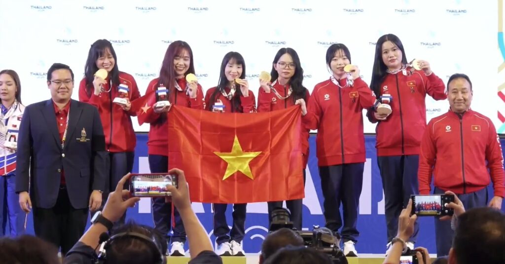 Việt Nam giành huy chương vàng nội dung Arena of Valor nữ tại SEA Games 2025 2 gamen.pro sea games 33 Lien Quan Mobile 3