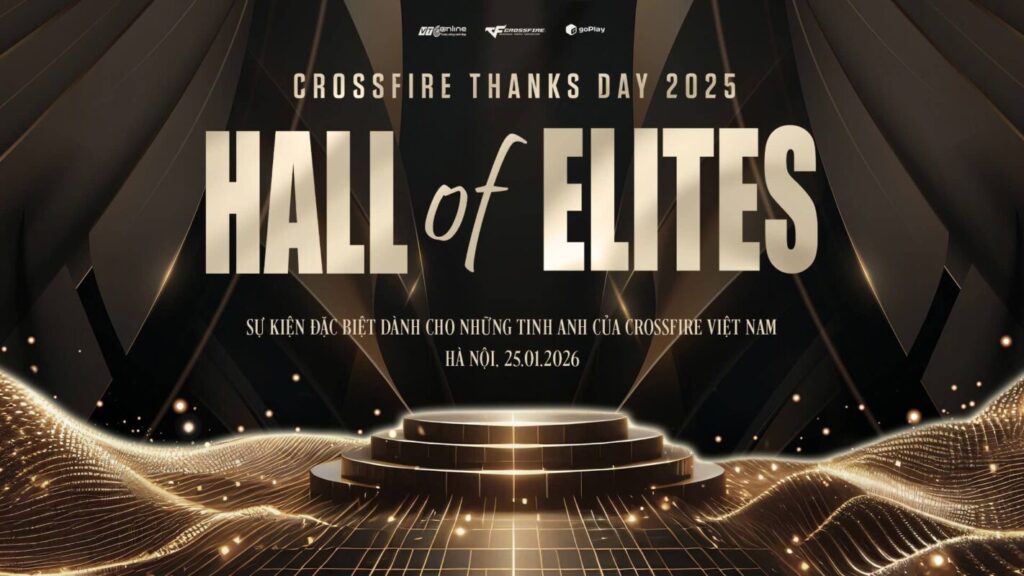 Crossfire Thanks Day 2025 - Hall of Elites: Không gian vinh danh những giá trị làm nên lịch sử Crossfire Việt Nam 2 gamen.pro CF Hall of Elites 2026 2