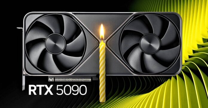 gamen.pro NVIDIA RTX 5090 1ST ANNIVERSARY HERO