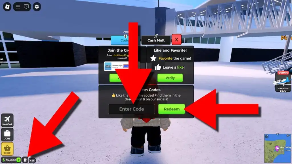 Flight World codes tháng 2-2026 1 gamen.pro how to redeem flight world codes