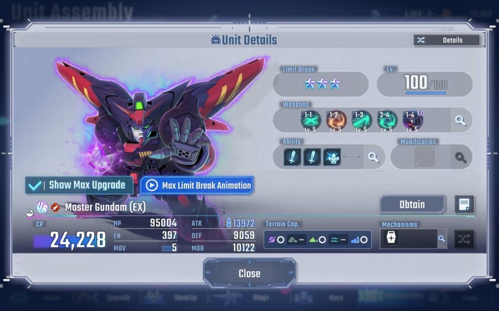 gamen.pro master gundam