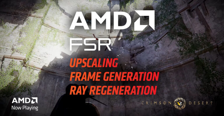 Crimson Desert chạy mượt ở 4K Ultra với ray tracing trên RX 7900 XTX 1 gamen.pro AMD FSR REDSTONE CRIMSON DESERT 768x396 1