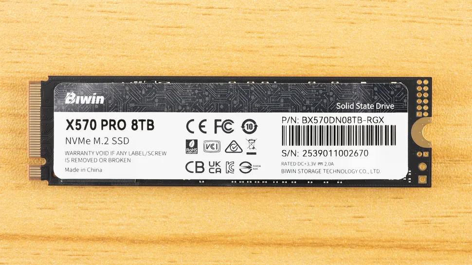 Biwin Black Opal X570 Pro SSD: Quái vật 8TB trong kỷ nguyên SSD PCIe 5.0 2 gamen.pro Biwin Black Opal X570 Pro SSD review 2