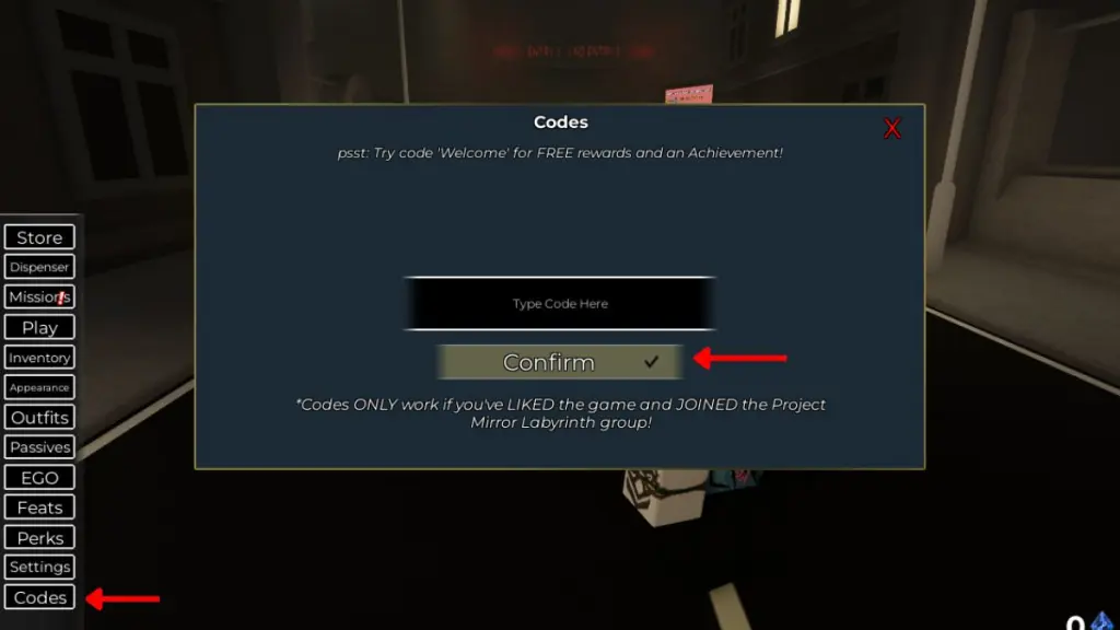 gamen.pro Redeem Project Mirror Labyrinth Codes